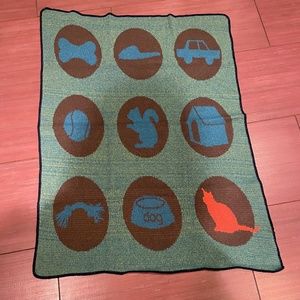 Dog themed throw/blanket